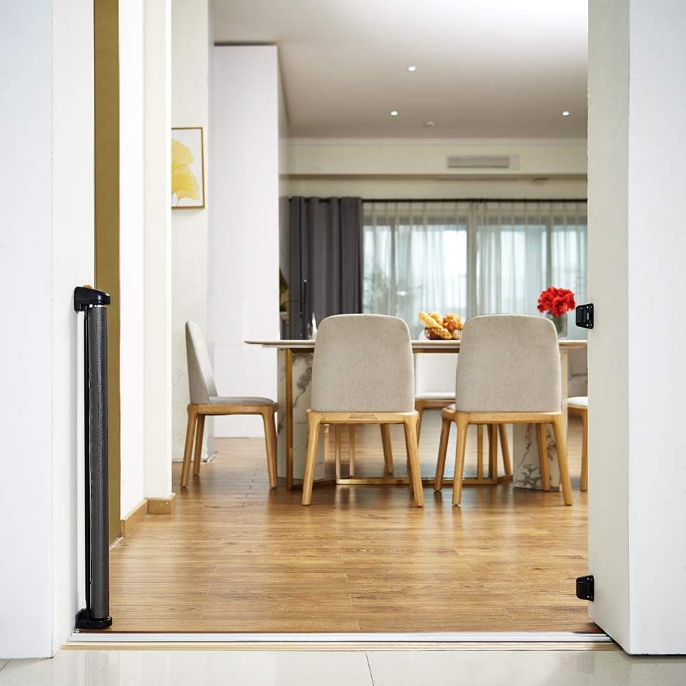 EasyBaby Retractable Gate 33 Tall 55 Wide Grey