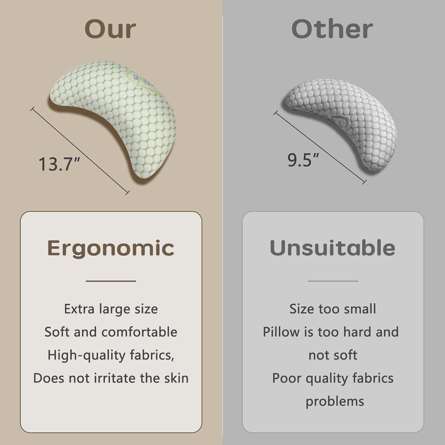LGCLGY Pregnancy Pillow with Adjustable Wedge and Detachable Cover 1