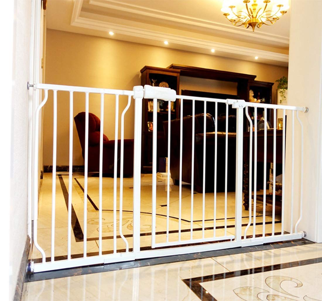 ALLAIBB Extra Wide Auto Close Baby Gate for Stairs and Doors