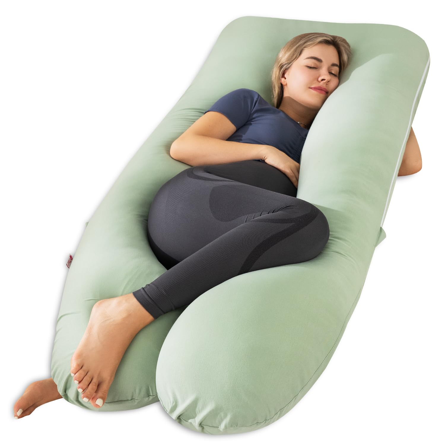 Meiz Pregnancy Pillow U Shaped Cooling Maternity Support