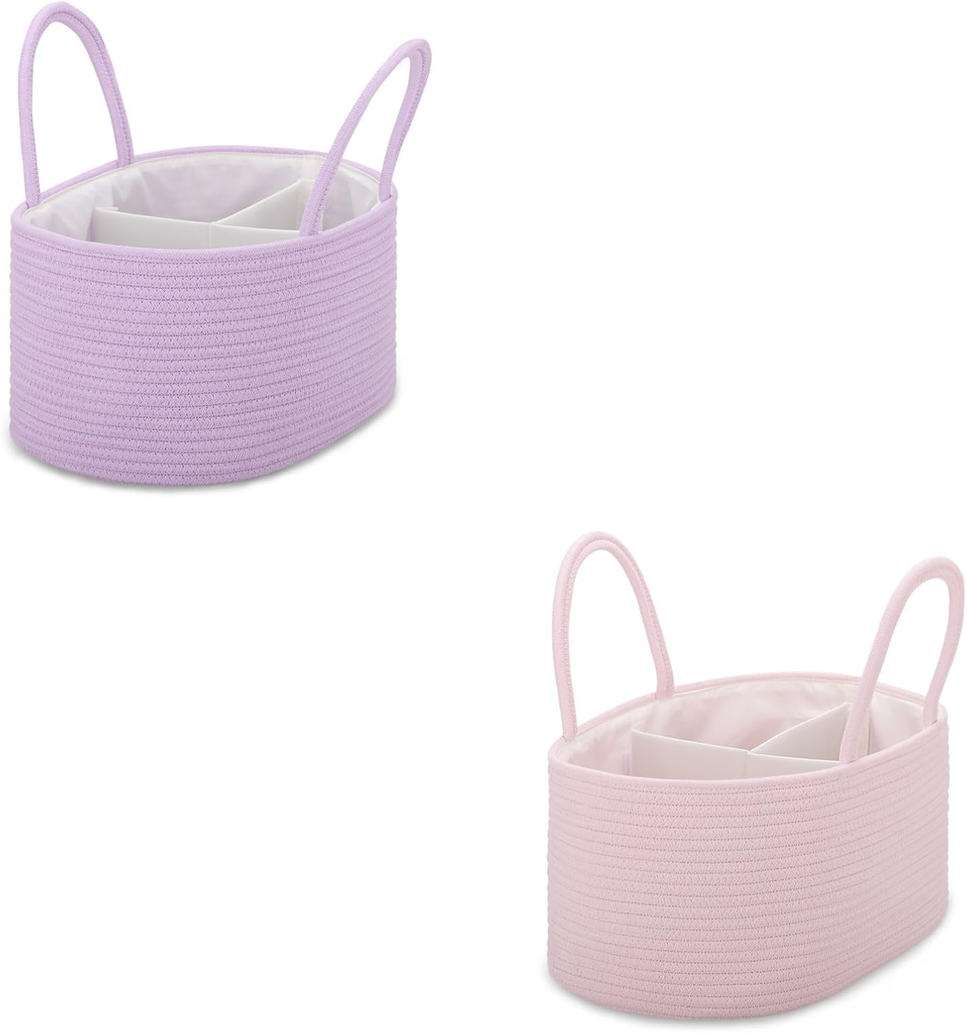 COMSE 2 Pack Large Baby Diaper Caddy Organizer