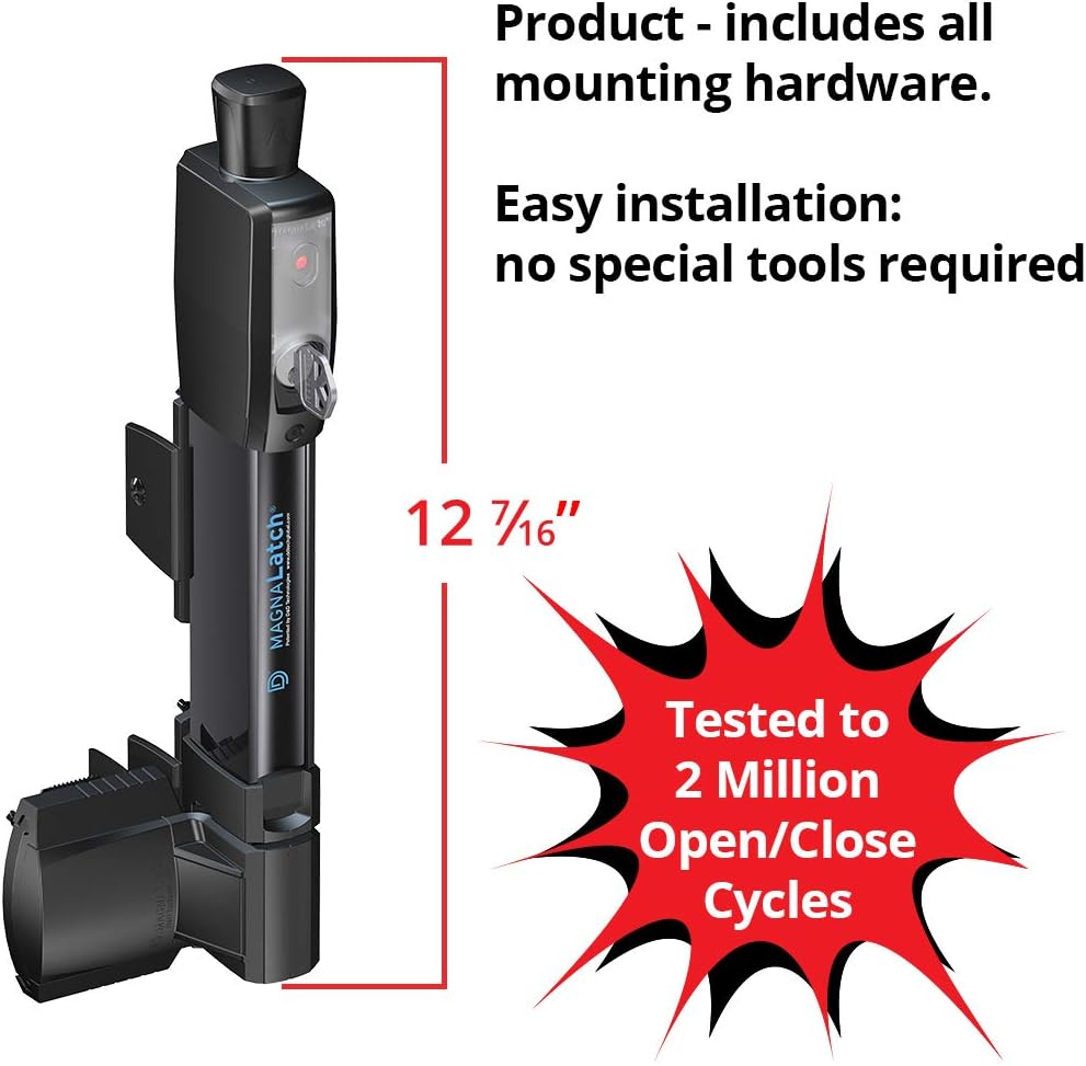 DD Technologies ML3VPKA MagnaLatch Vertical Pull Gate Latch 1