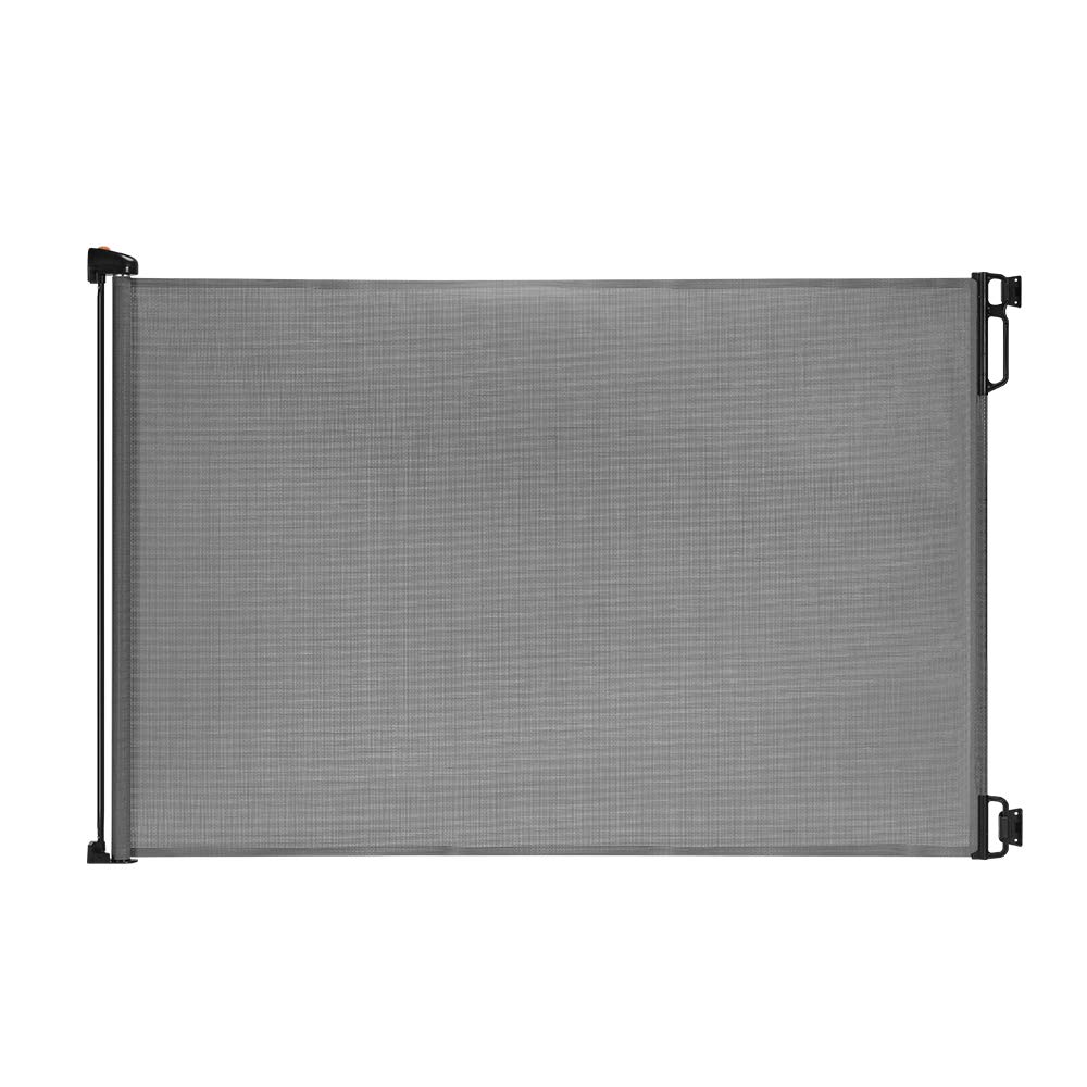 EasyBaby Extra Wide Retractable Baby Gate 33 Tall 71 Wide Grey