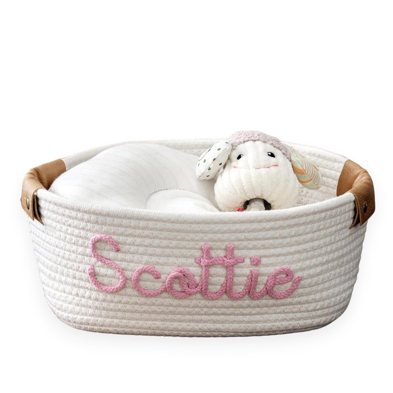 Personalized Baby Shower Gift Basket with Custom Name