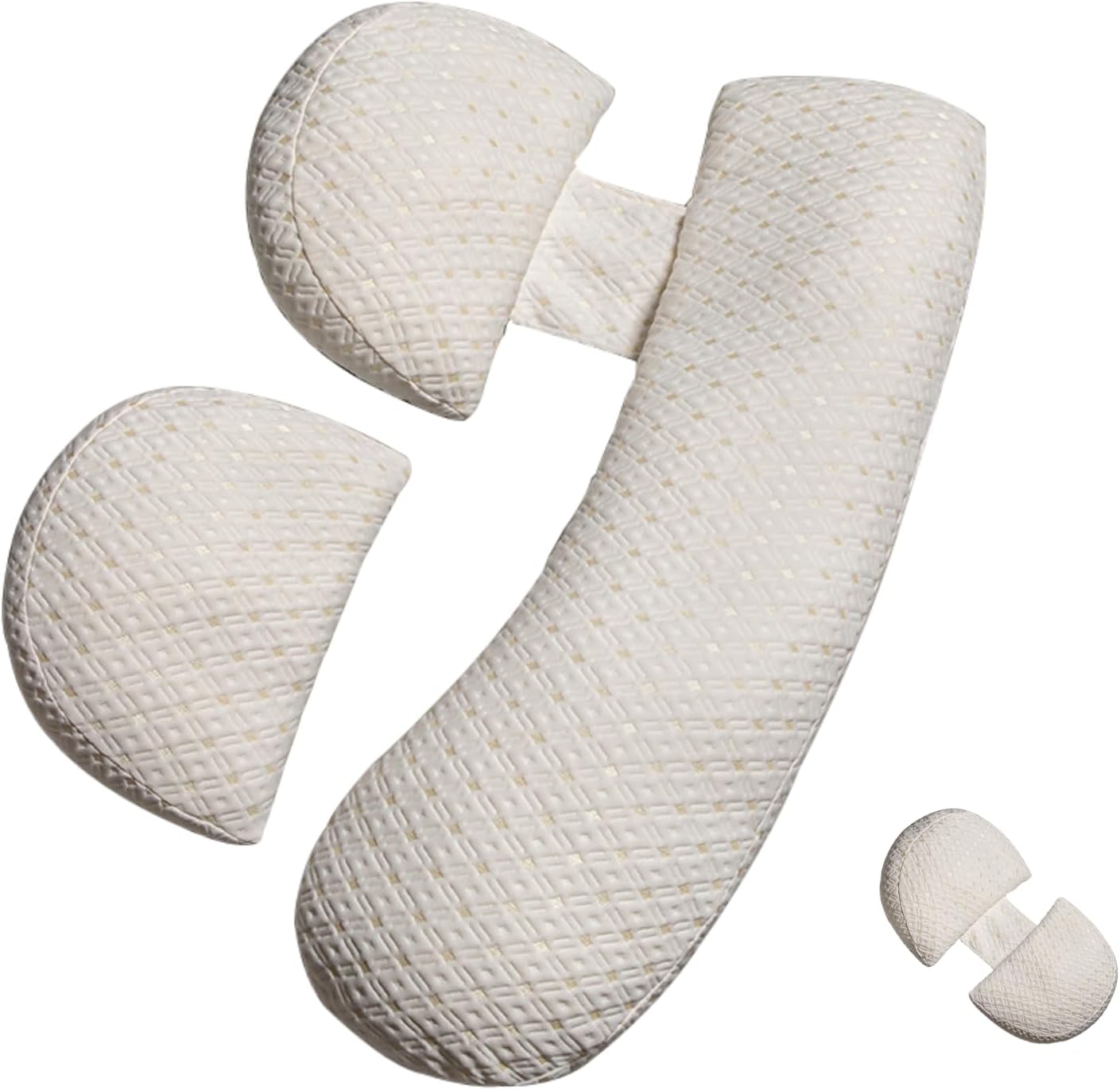 Oskeray Pregnancy Pillow with Detachable Adjustable Support