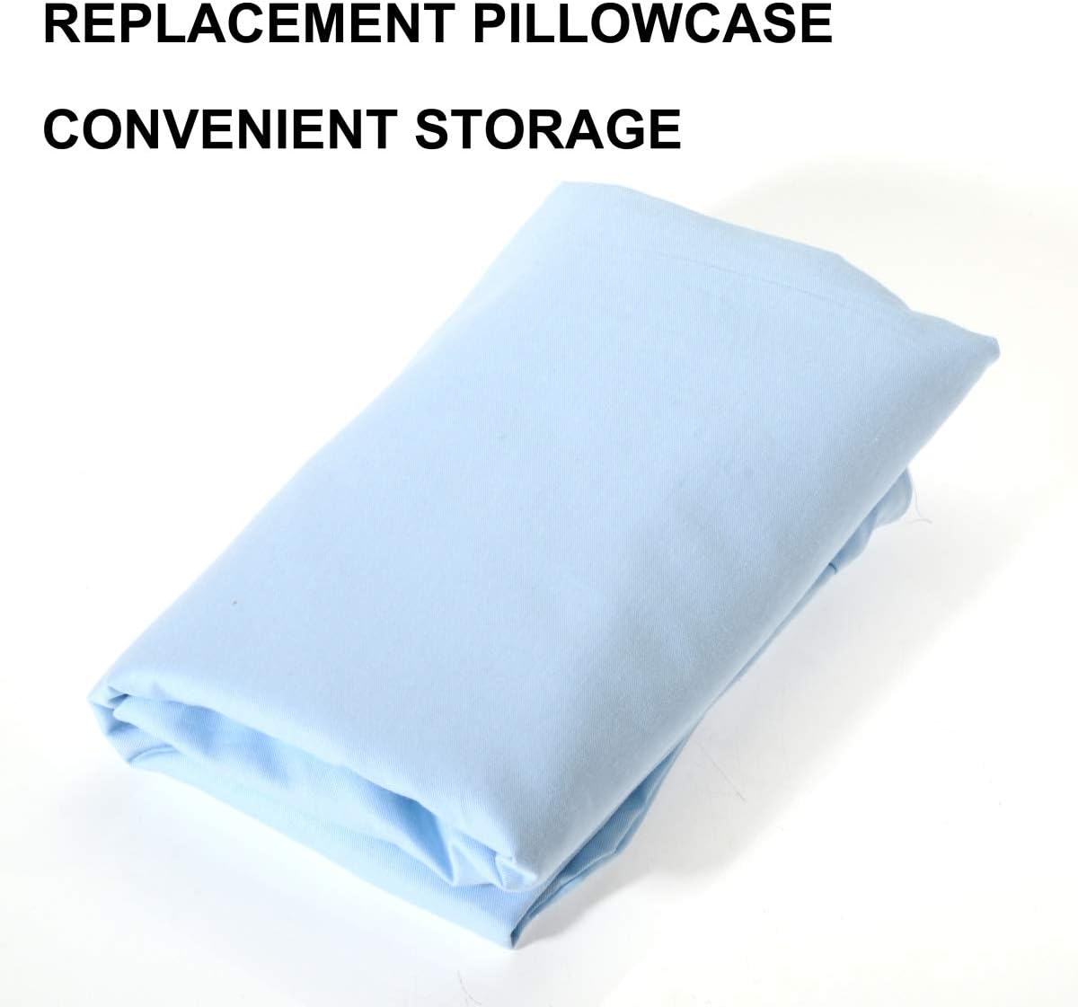 KWLET U Shaped Pregnancy Pillow Cover 57x30 Inch Blue