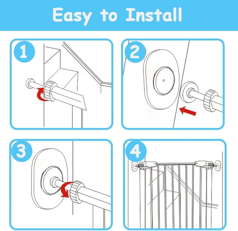Ertzinla 4 Pack Baby Gate Wall Protector