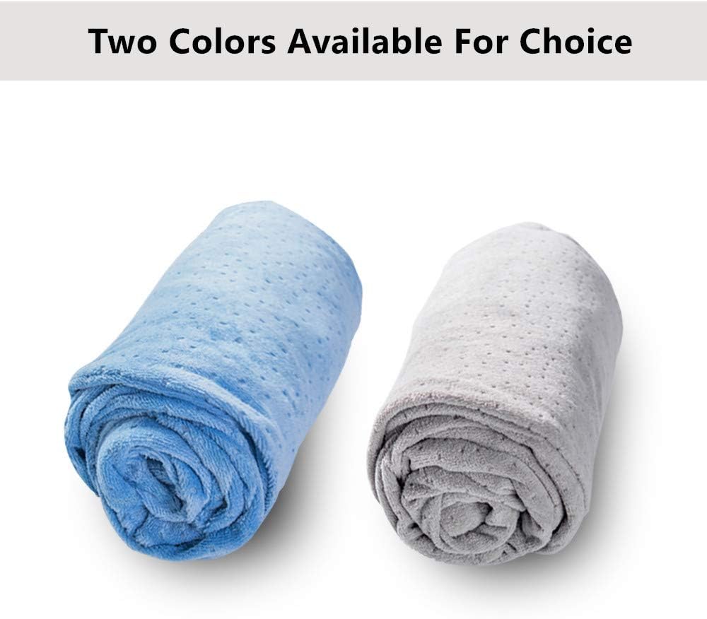 C Shaped Pregnancy Pillowcase - Breathable Velour Cover with Zipper Grey