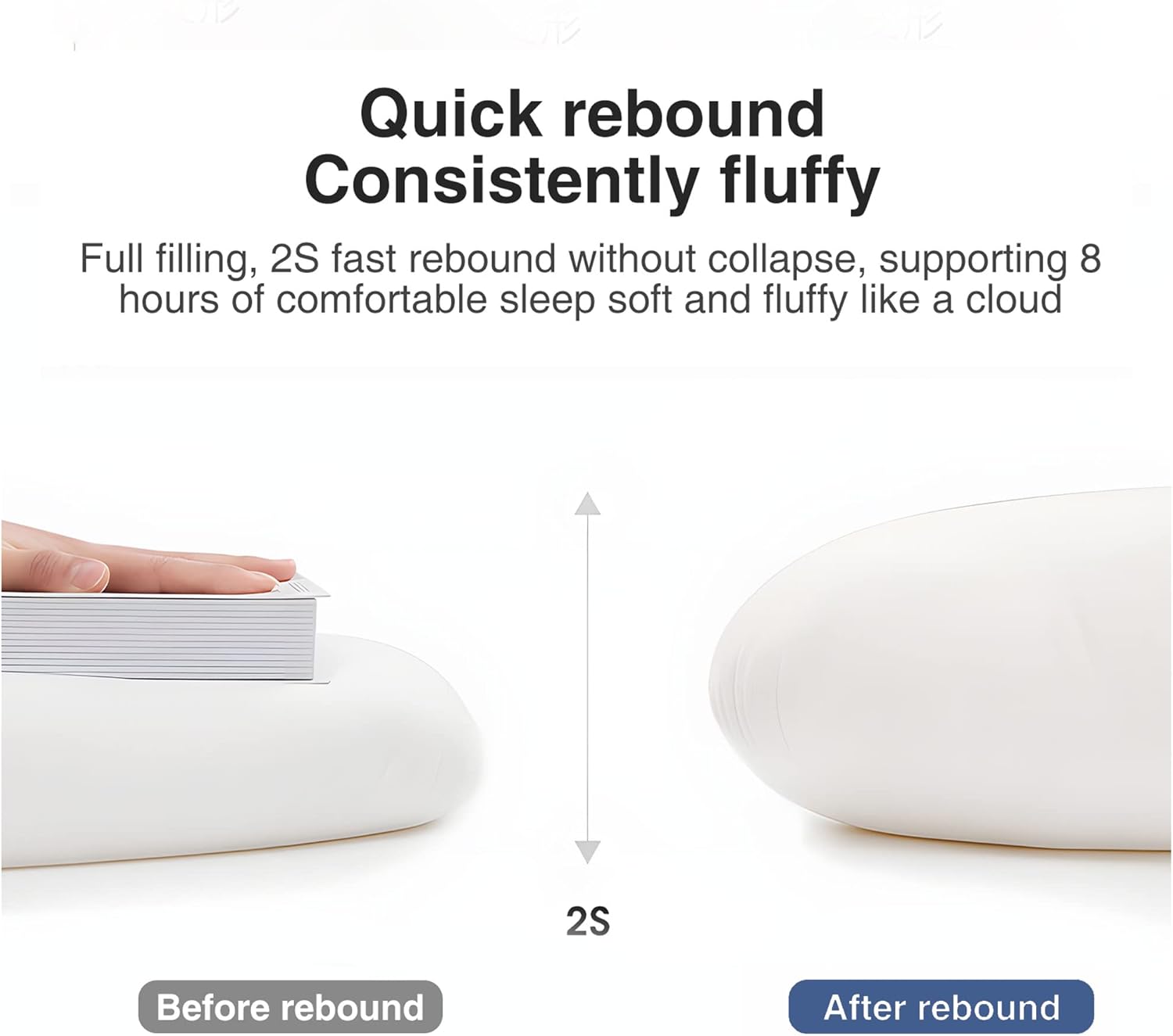 Cooling Pregnancy Pillow with Double-Sided Support