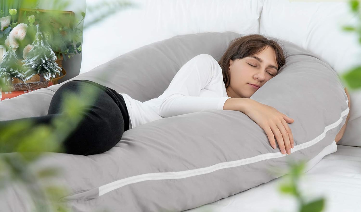 Meiz Pregnancy Pillow for Sleep and Support