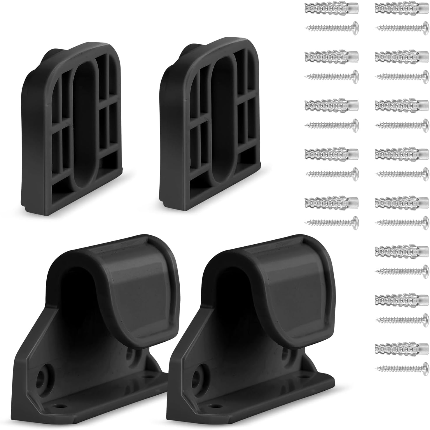 GIPIFUE Retractable Baby Gate Extension Kit - 55 x 33 Black