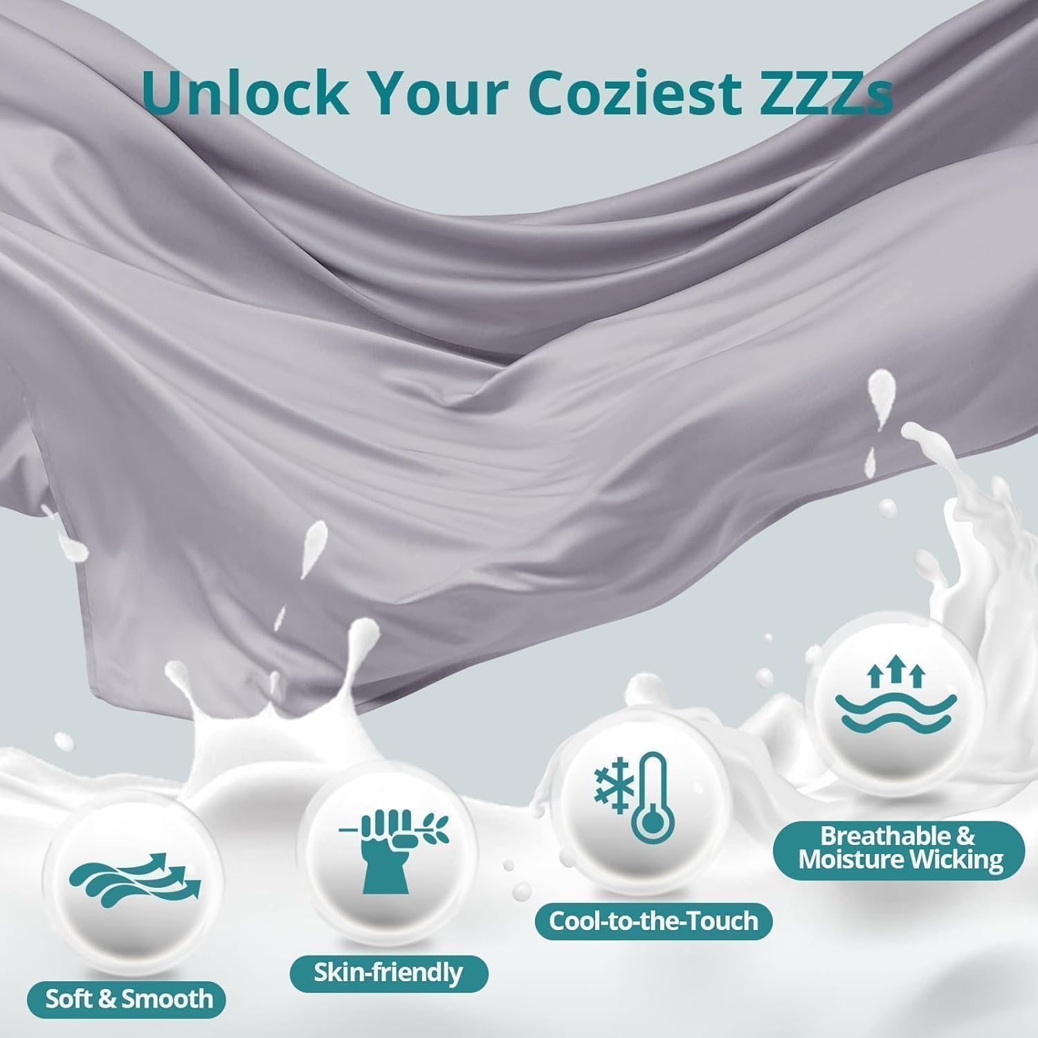 ZZZhen G Shaped Pregnancy Pillow - 56 Inch Support Back Hips Legs