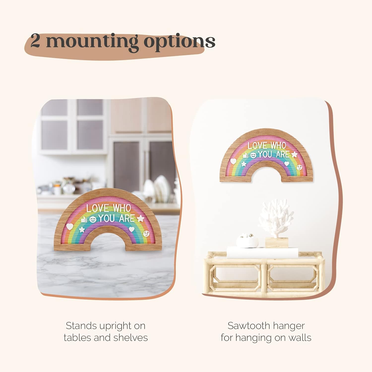 Luxury Little Baby Diaper Caddy with Rainbow Felt Letter Board