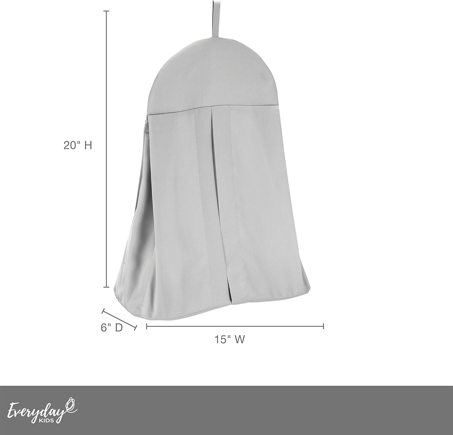EVERYDAY KIDS Gray Diaper Stacker Organizer