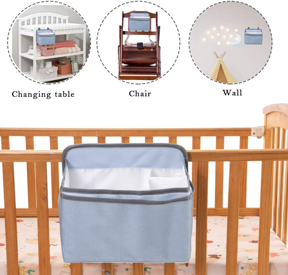 MOMIGO Baby Diaper Caddy Stacker Organizer