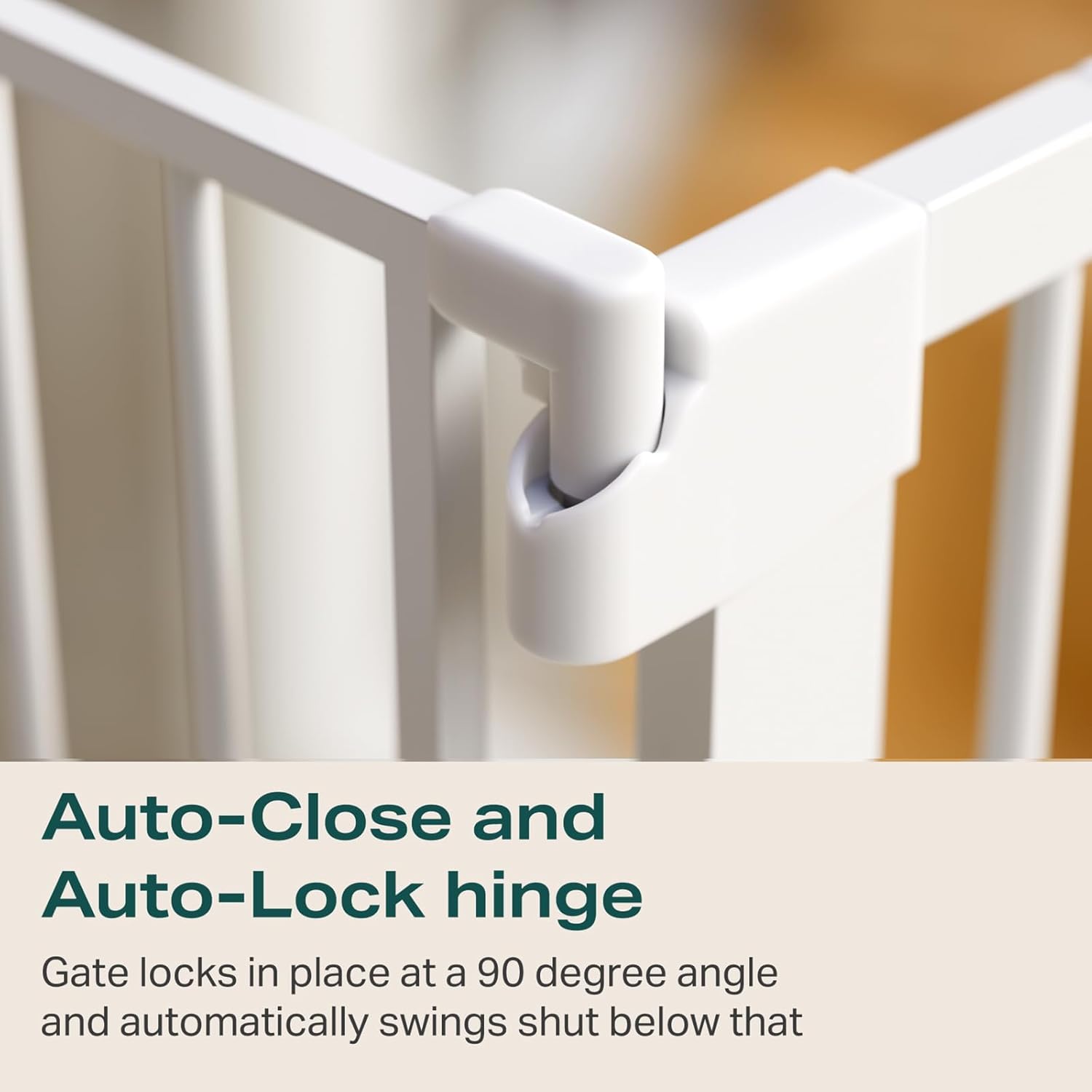 Cumbor 297-406 Inch Durable Baby Gate for Stairs