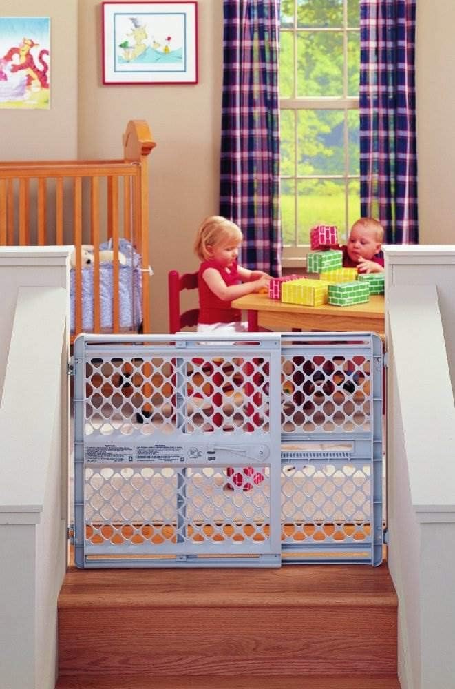 MYPET Universal Pet Gate - 26 to 42 Wide Gray