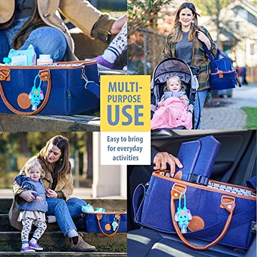 Sarvoza Baby Diaper Caddy Large Tote Organizer