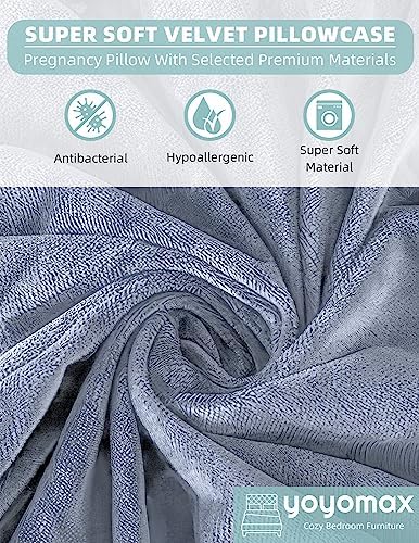 Yoyomax U Shaped Pregnancy Pillow with Removable Cover