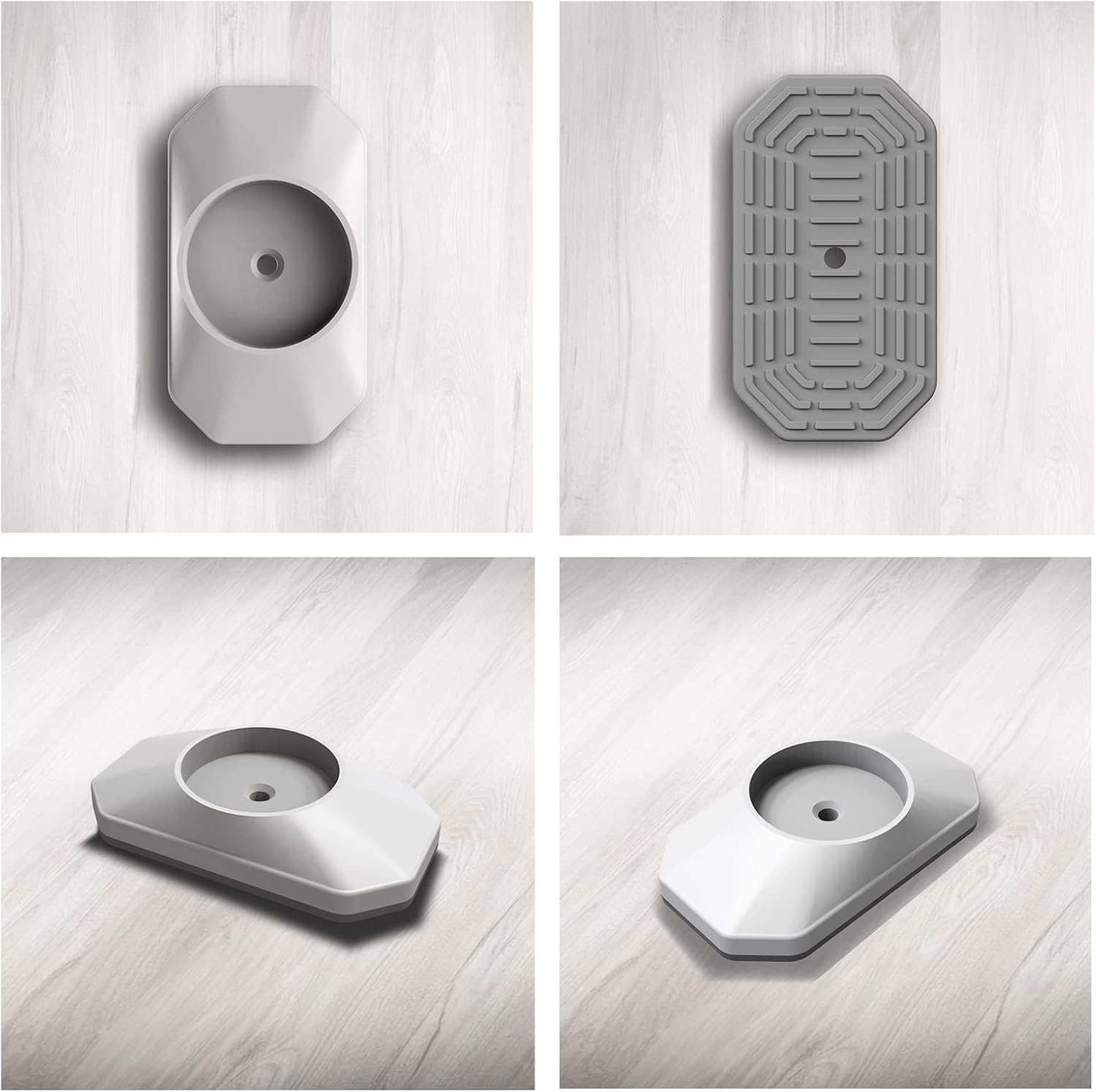 ICERO Baby Gate Wall Protector 4 Pack White 1
