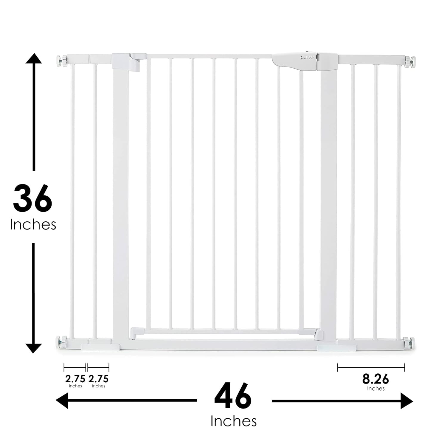 Cumbor 36 Extra Tall Baby Gate for Dogs and Kids