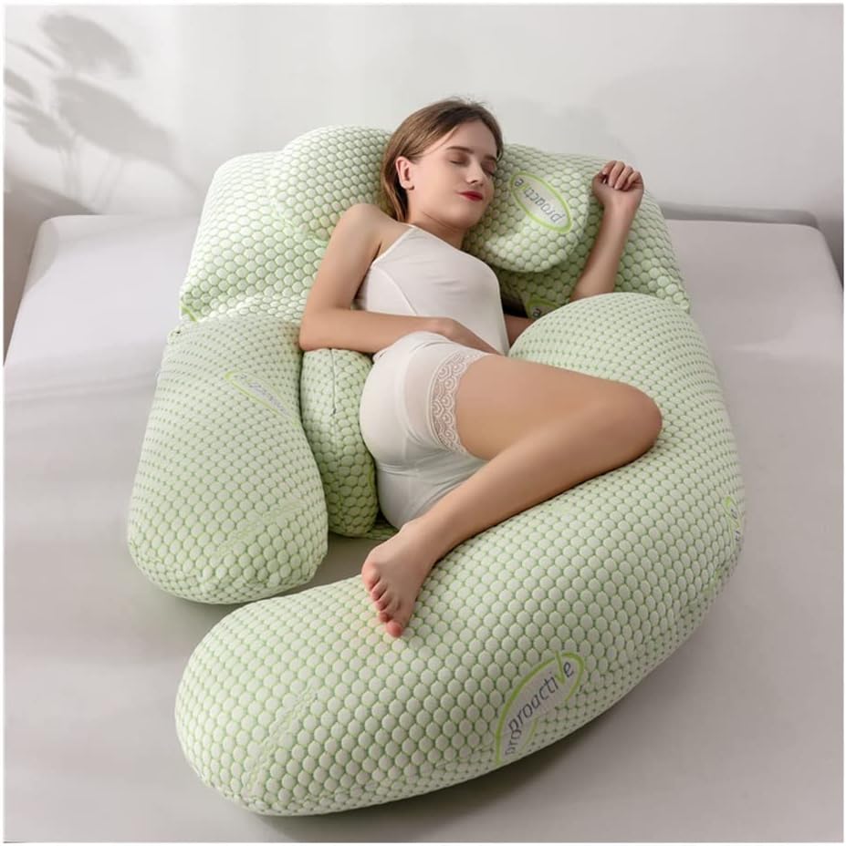 AGYHAM G-Shaped Maternity Pillow with Memory Foam 1
