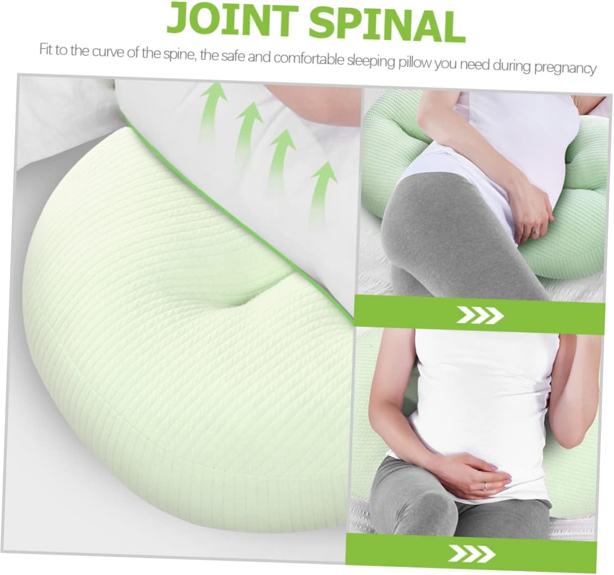 Homoyoyo Pregnancy Pillow with U-Shape Support