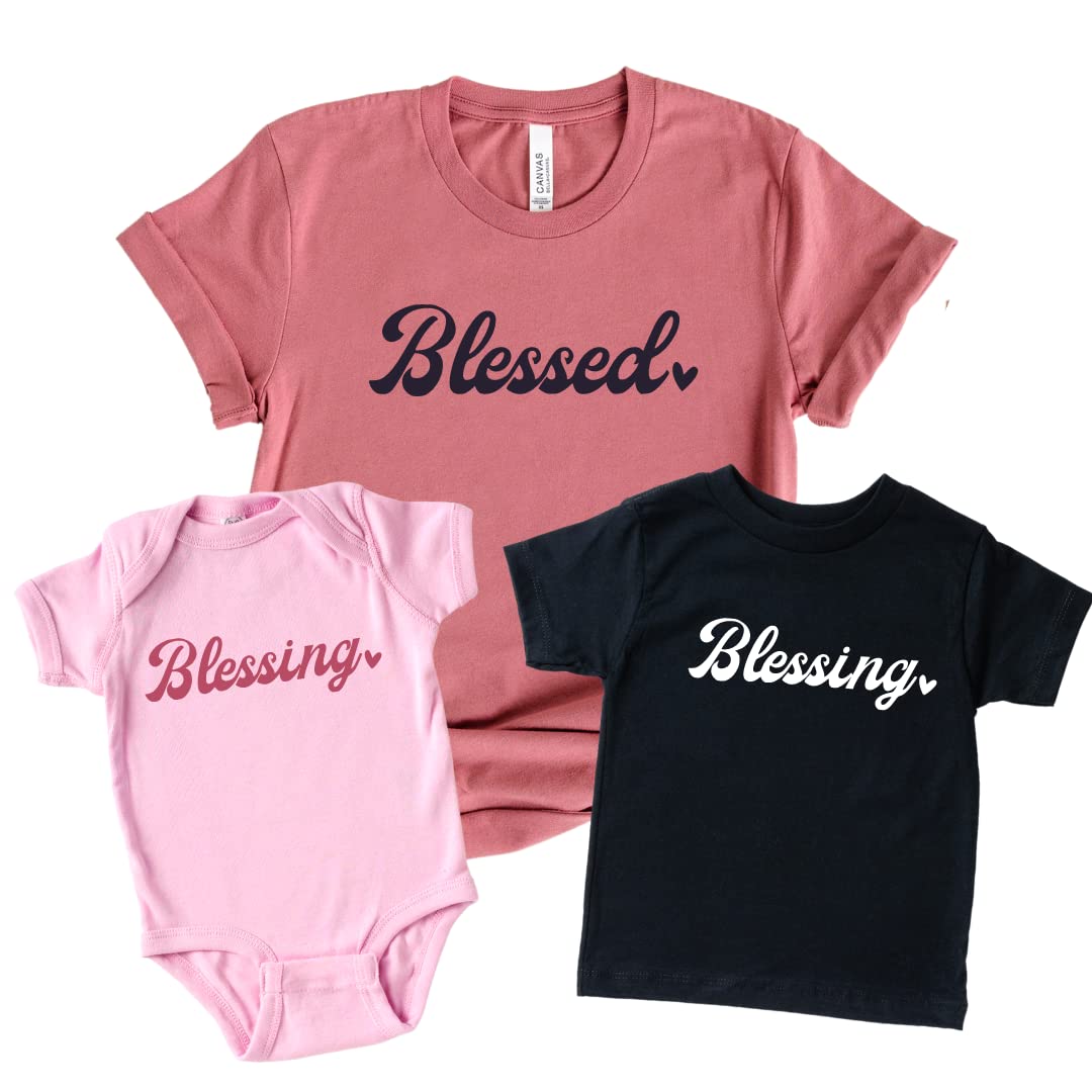 Handmade Mommy And Me Matching Shirts Set