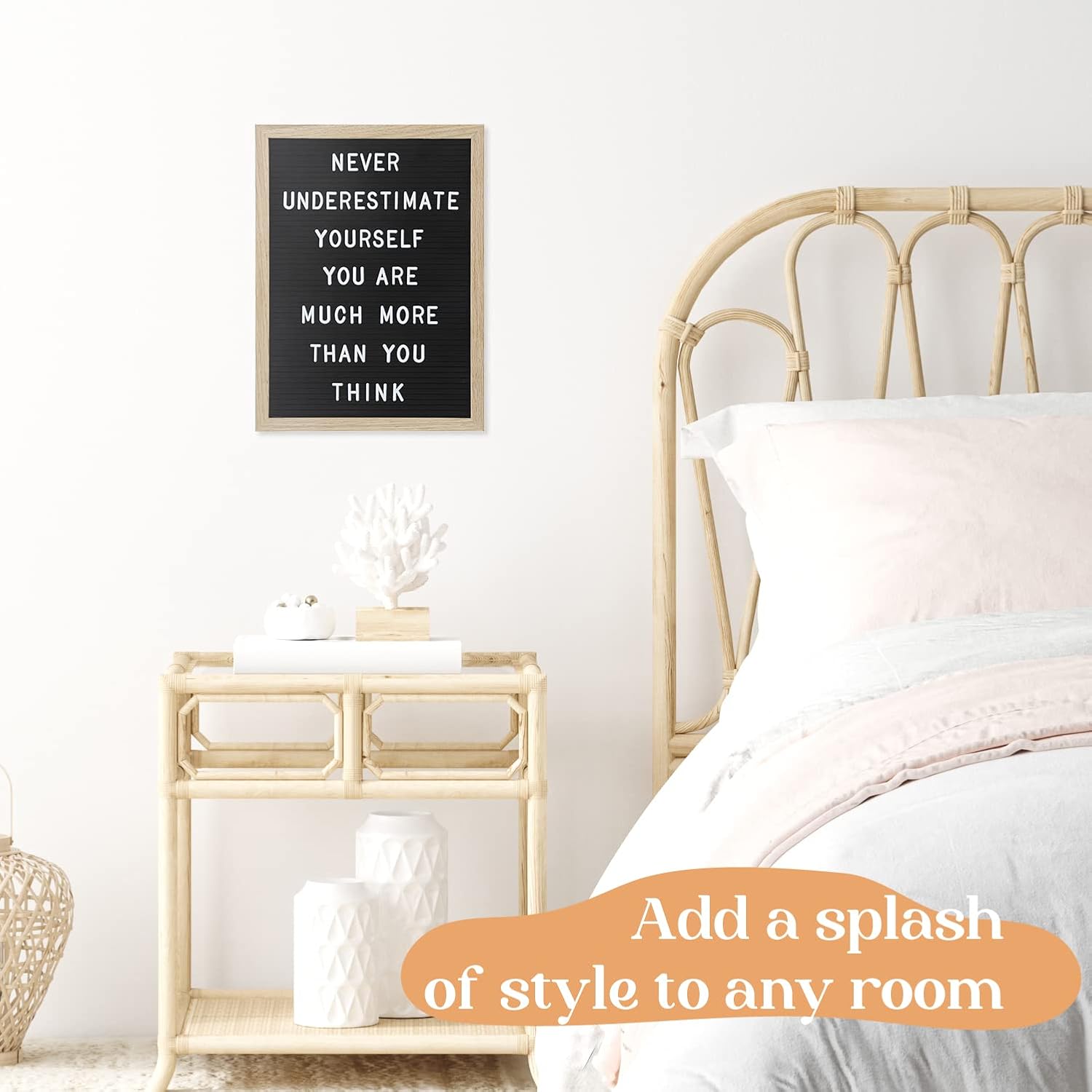 Luxury Little Baby Diaper Caddy and Felt Letter Board Bundle