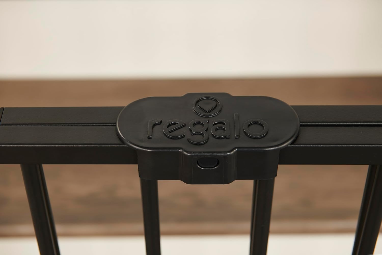 Regalo 2-in-1 Extra Wide Baby Safety Gate - Black