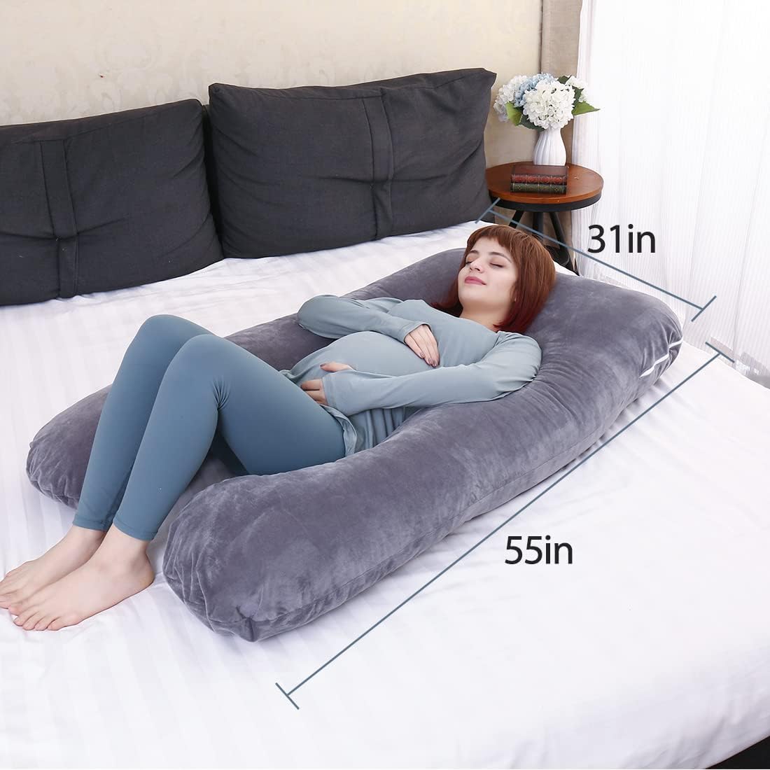 MOON PINE Pregnancy Pillow for Maternity Support