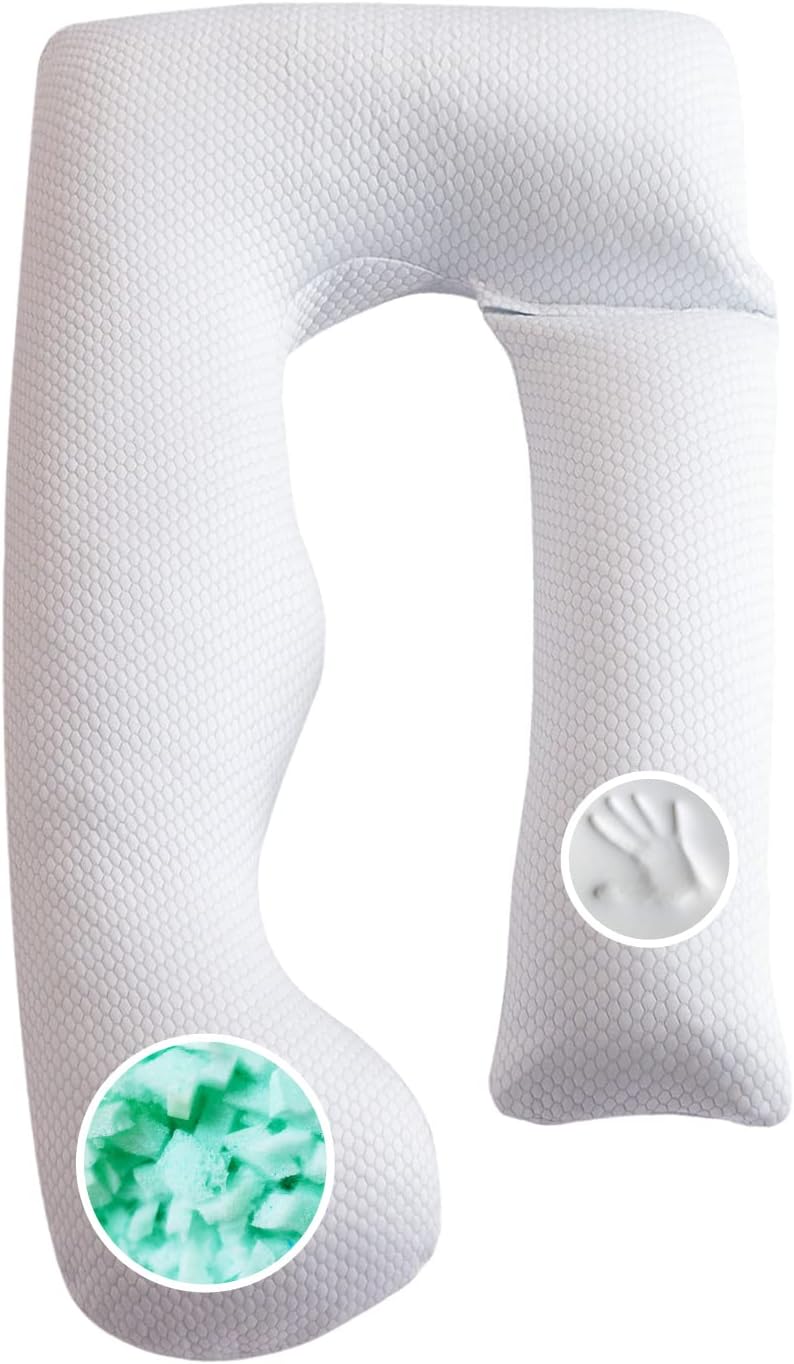 Legacy Kids Cooling Gel Memory Foam Pregnancy Pillow