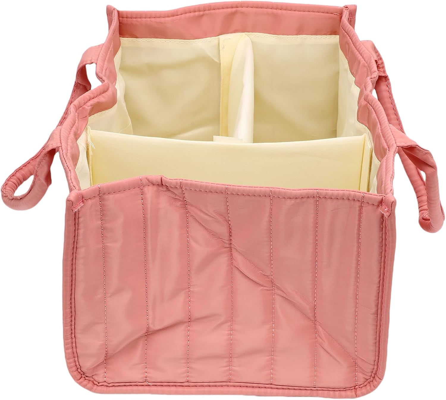 Oreilet Baby Diaper Caddy Organizer Pink