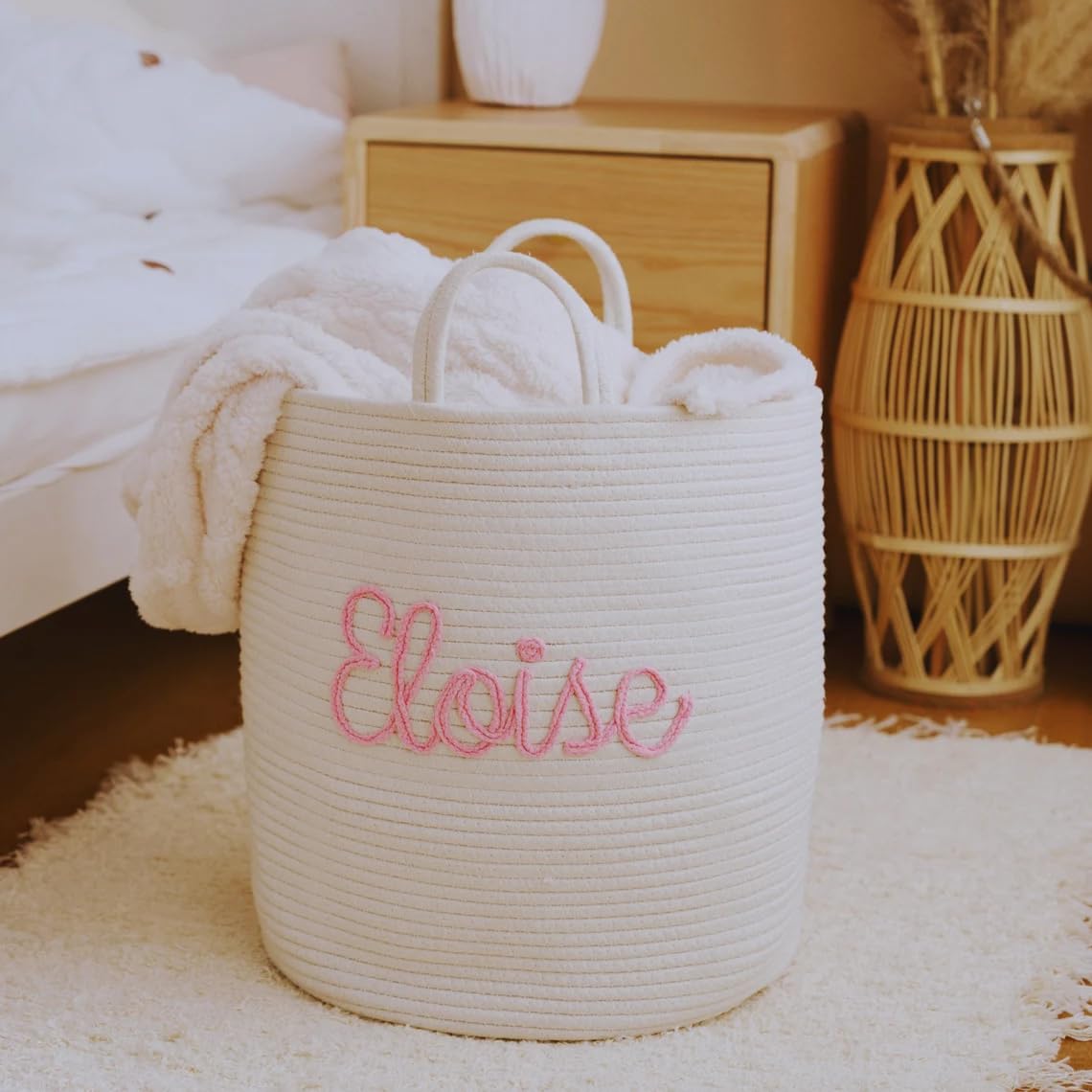 Personalized Diaper Caddy with Monogram
