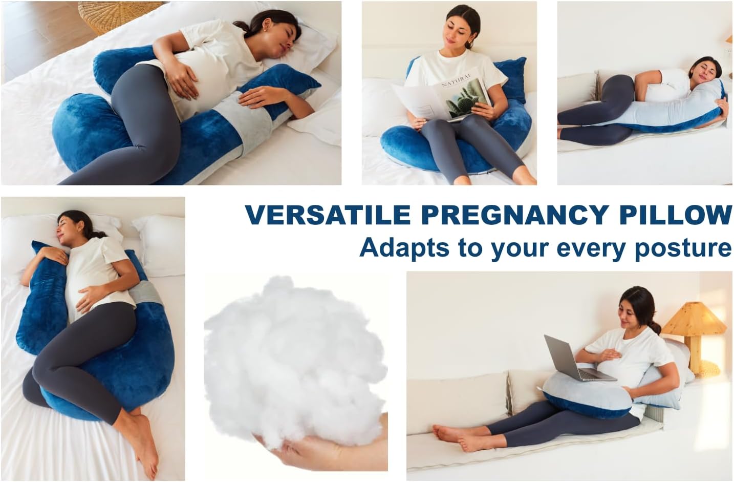 YZCCtixi Pregnancy Pillow with Detachable Cover