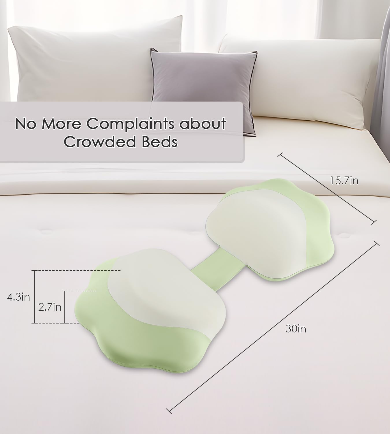 DONAMA Pregnancy Pillow with Cooling Case