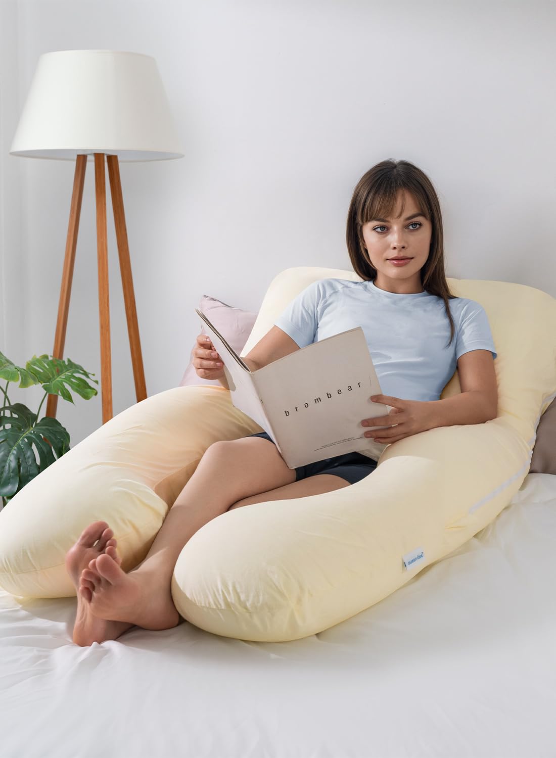 QUEEN ROSE U Shaped Pregnancy Pillow for Comfort and Support