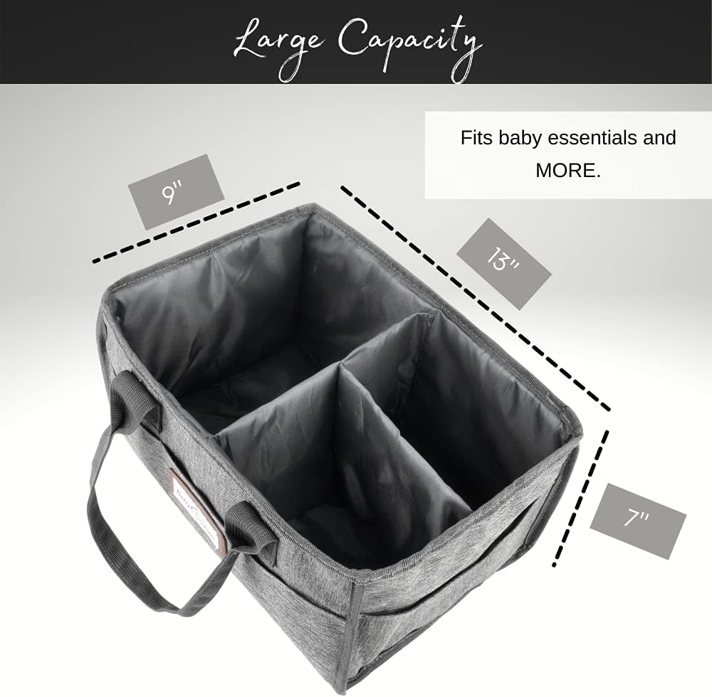 BabyBliss Diaper Caddy with Storage and Car Organizer