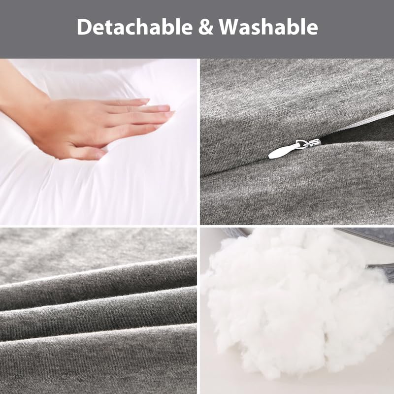 Elehealthy Pregnancy Pillow with Detachable Cover