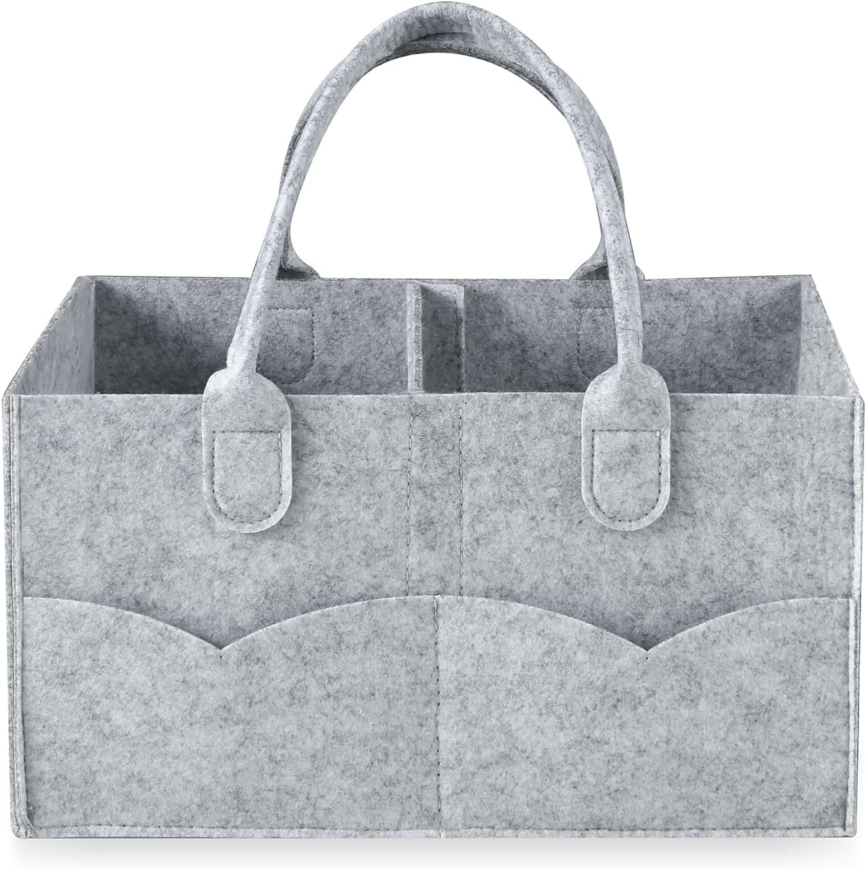 PandaEar Baby Diaper Caddy Organizer Grey