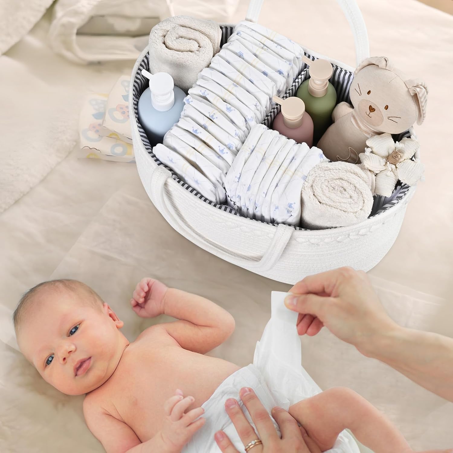 Degeyoyo Baby Diaper Caddy Organizer