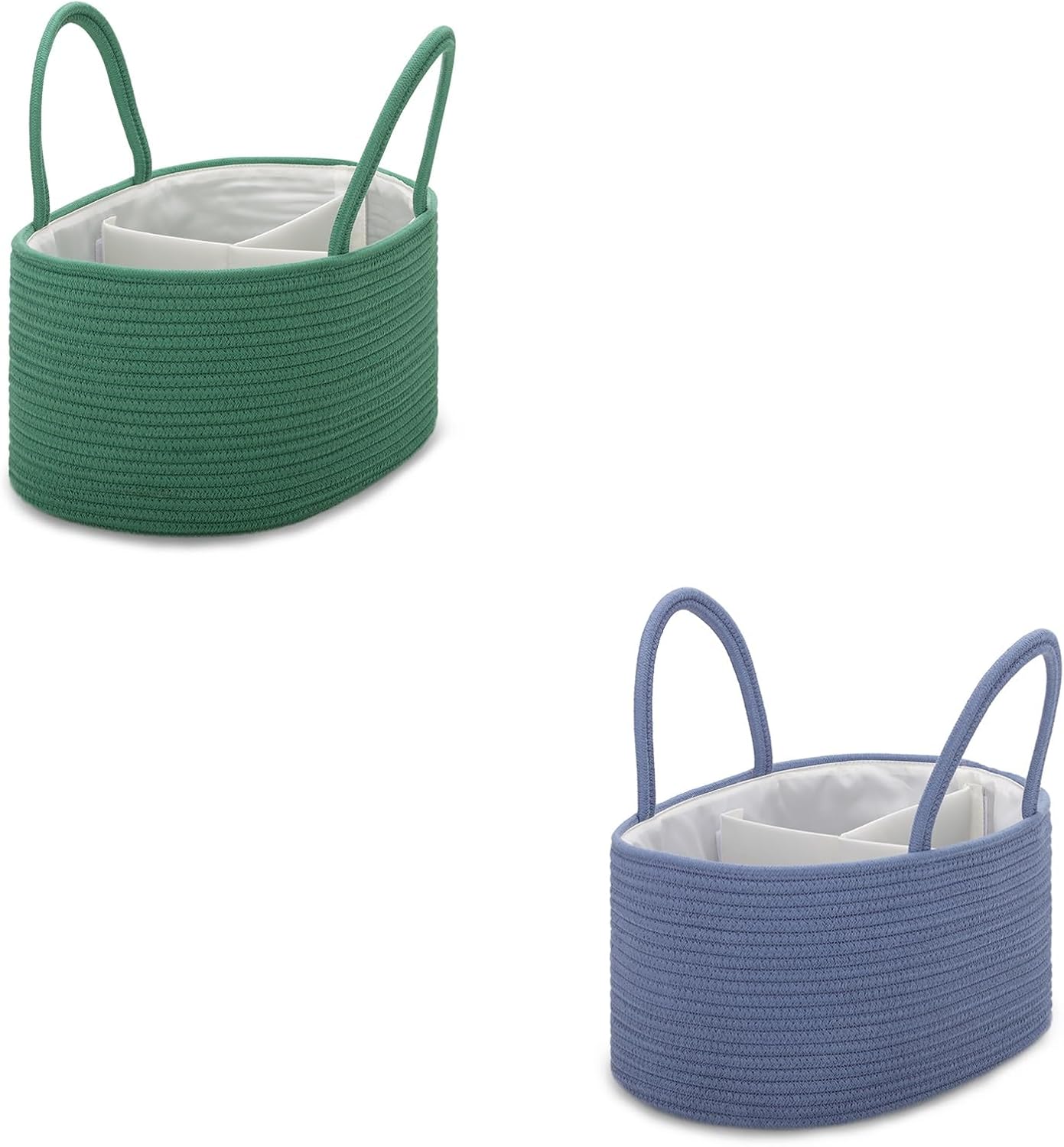 COMSE 2 Pack Large Baby Diaper Caddy Organizer 1