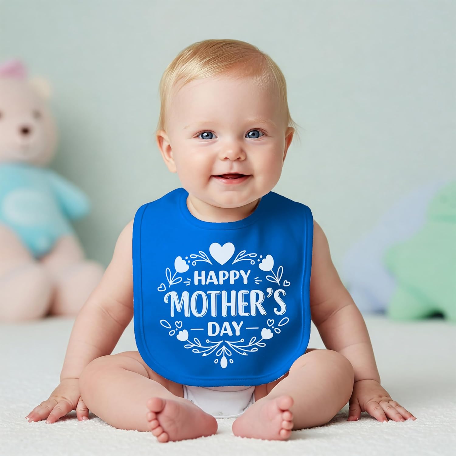 Aidens Corner Happy 1st Mothers Day Baby Bib