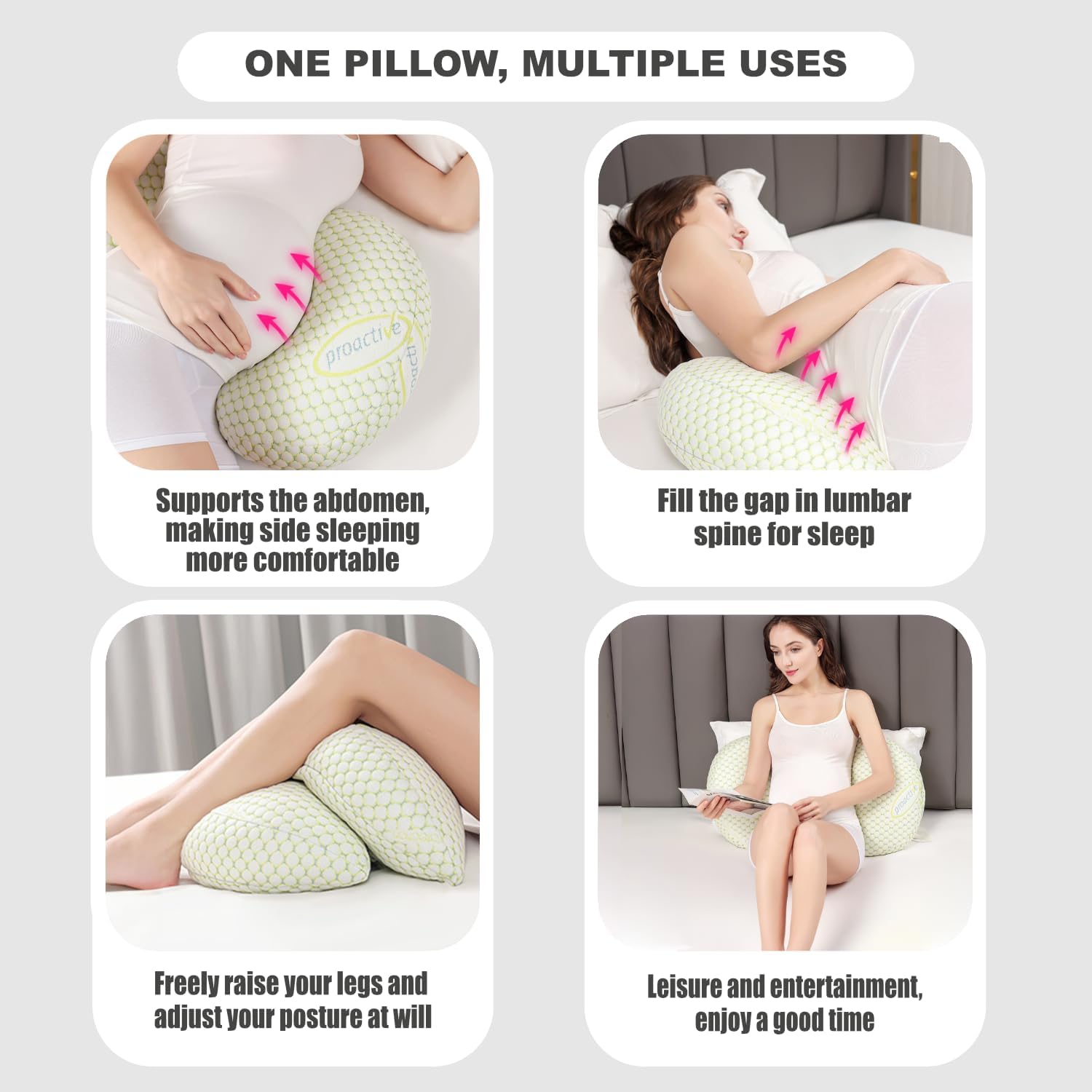 YZCCtixi Pregnancy Pillow - Full Body Maternity Support