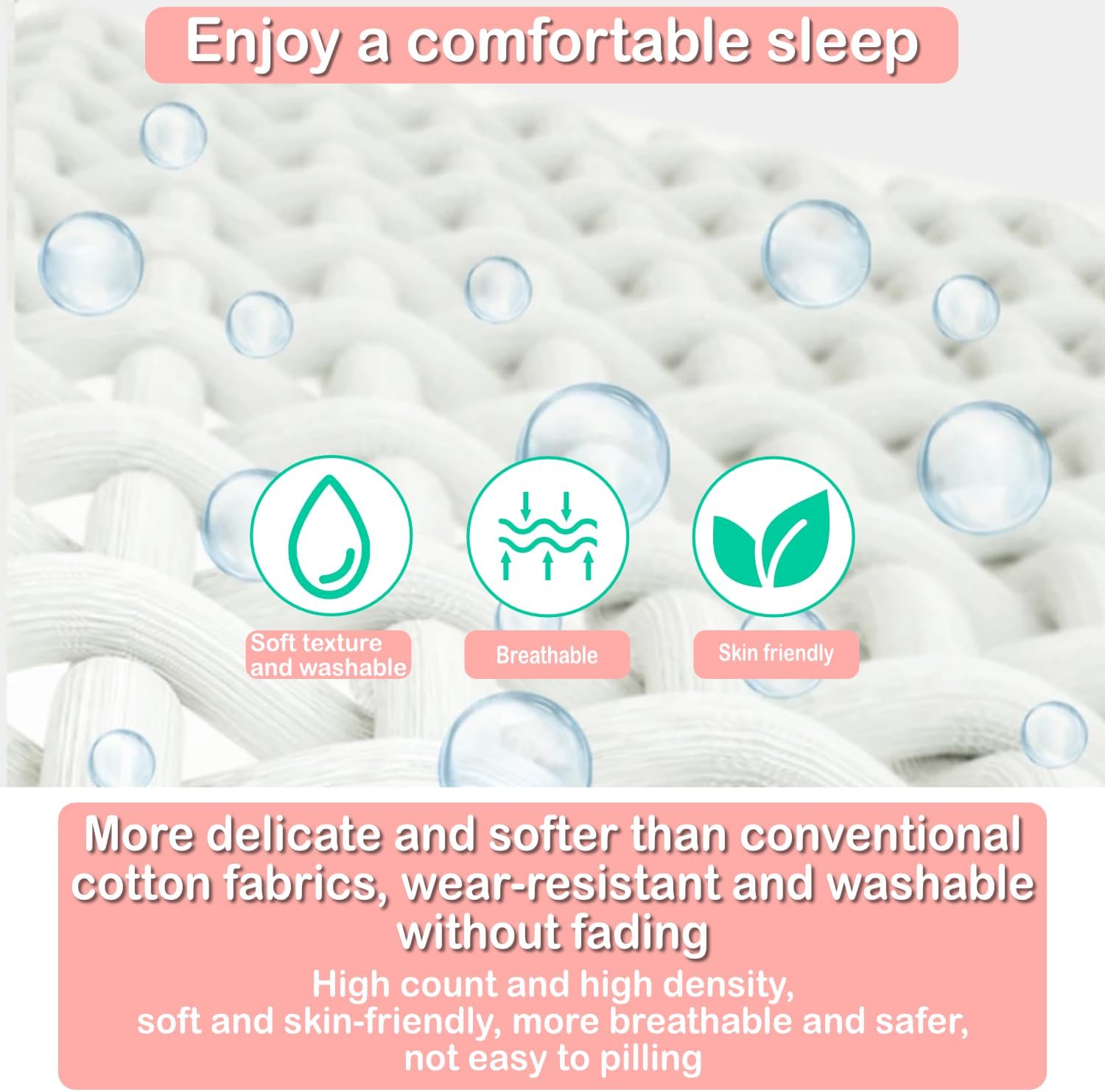 Oskeray Pregnancy Pillow with Adjustable Cover