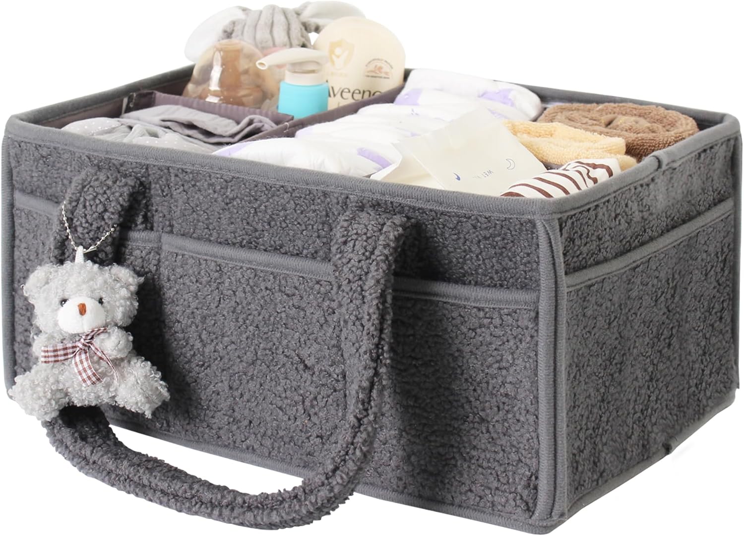 HONCESTA Diaper Caddy Organizer with Handle