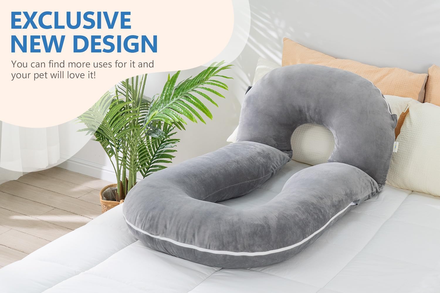 INSEN Pregnancy Pillow with Detachable Design 1