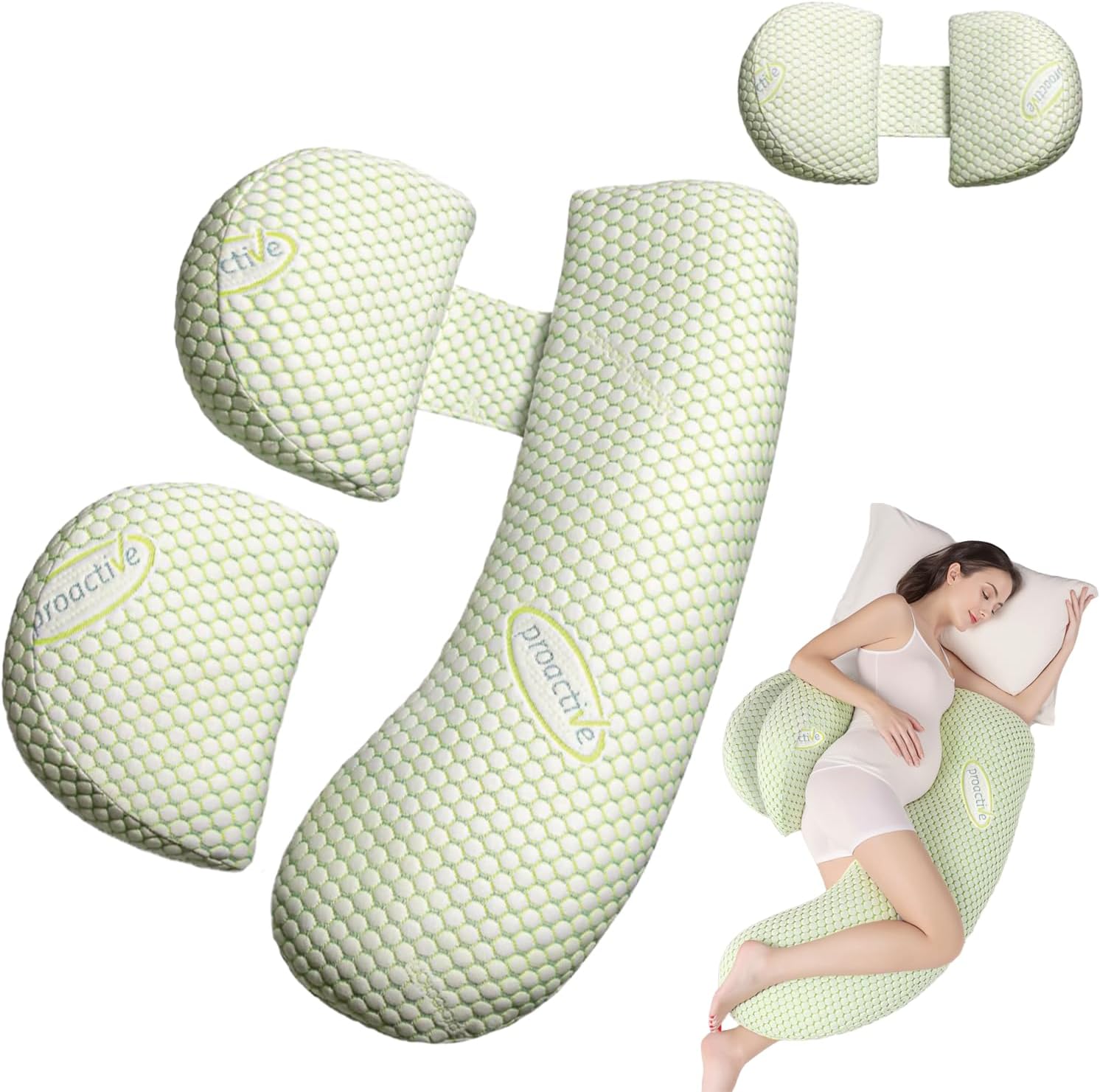 YZCCtixi Pregnancy Pillow - Full Body Maternity Support