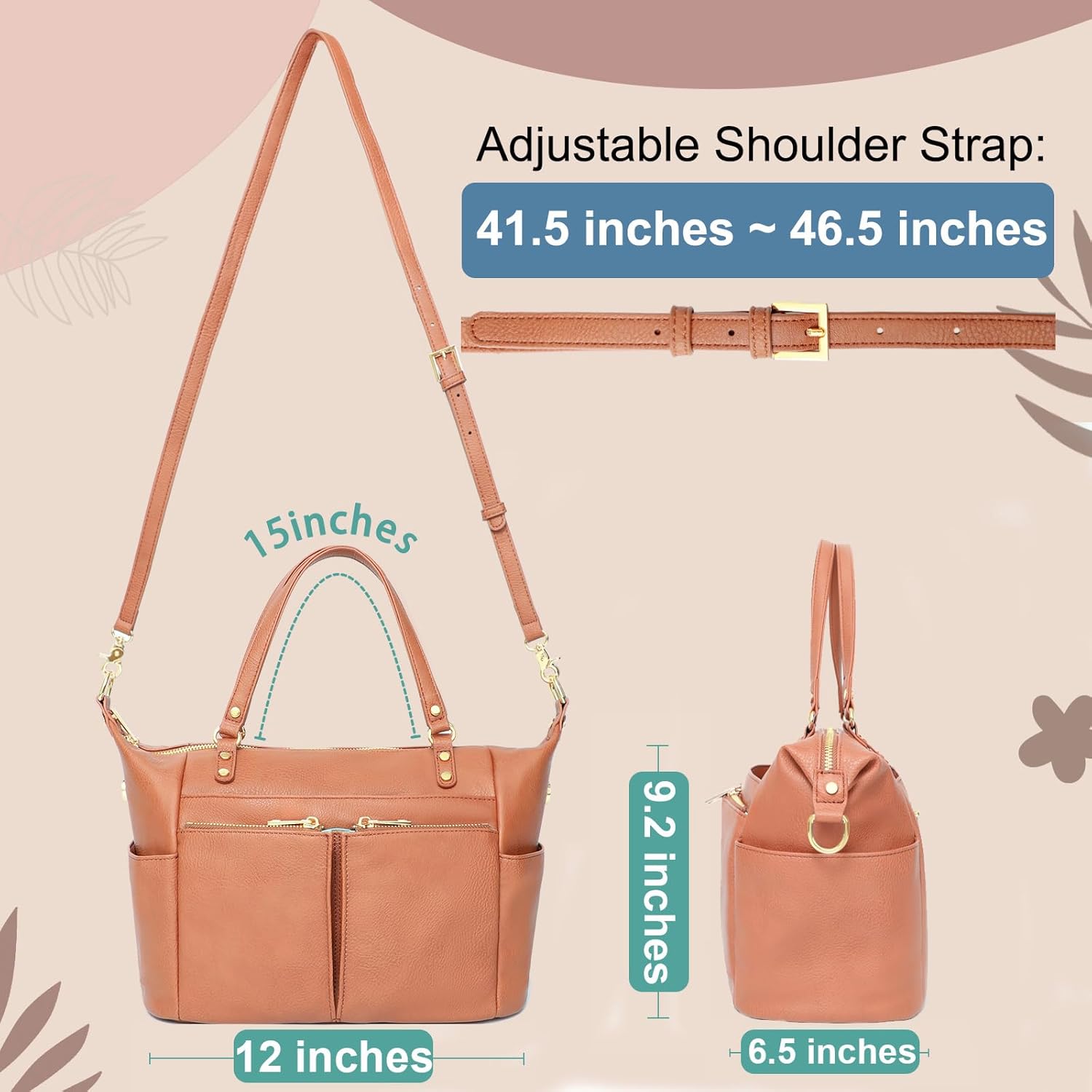 MOMINSIDE Baby Diaper Caddy Organizer Portable Space-Saving