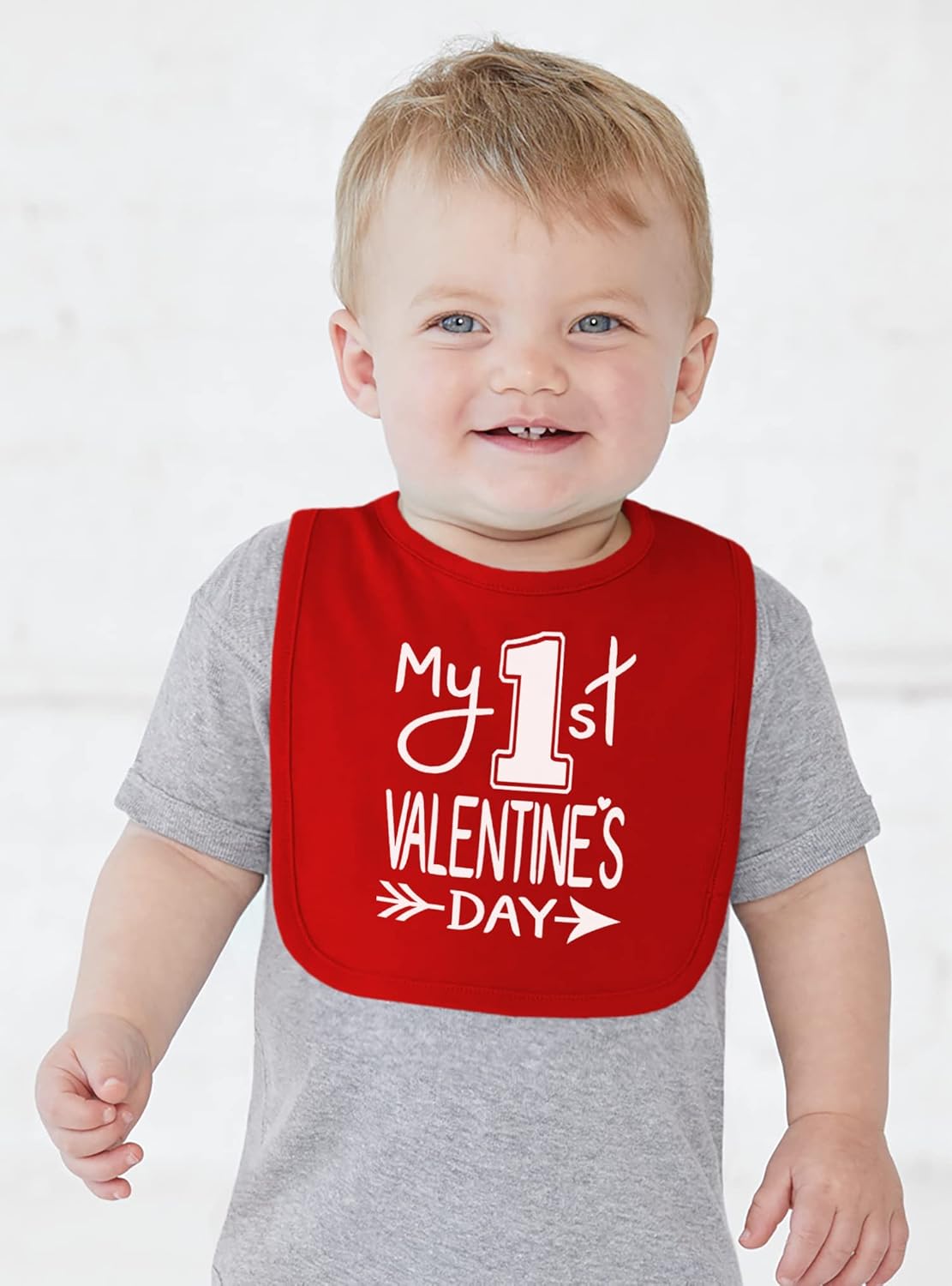 Aidens Corner Cute Baby Holiday Valentine Bibs Set